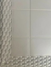 Tavolo quadrato 80x80cm per interno ed esterno in polipropilene DALLAS TORTORA
