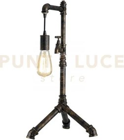 Lume amarcord ruggine 1 luce attacco e27 41x30x61cm