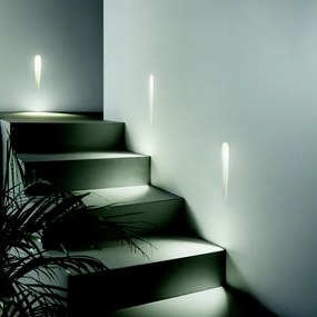 Lampada faretto LED da incasso LIMBO in gesso verniciato Bianco 10x32 cm