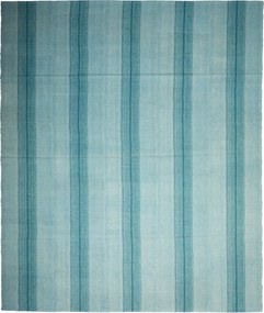Kilim Tappeto 300 x 260 Blu (Iran) Tessuto A Mano