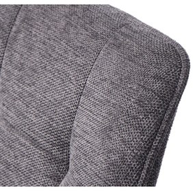 Sedia da pranzo grigio scuro Nolan - Unique Furniture