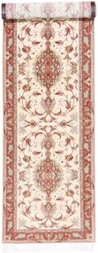 Tabriz Tappeto persiano 90 x 340 Marrone (Iran) Annodato A Mano