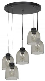 Lampadario su filo BOGOTA 5xE27/60W/230V