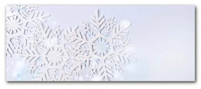 Quadro di vetro Fiocchi di neve Inverno Neve 100x50 cm