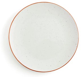 Piatto Piano Ariane Terra Ceramica Beige (24 cm) (6 Unità)