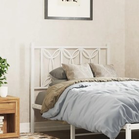 Testiera İn Metallo Bianco 80 Cm /