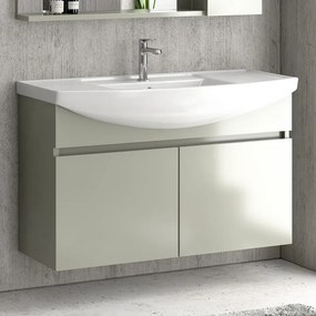 Mobile bagno 100cm sospeso con 2 ante BN-100A - KAMALU
