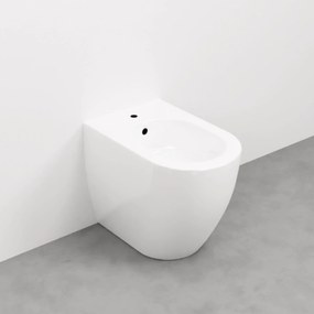 Bidet a Terra Ceramica Cielo "Smile 53" Bianco Lucido