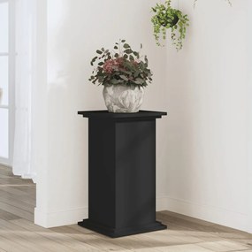 Supporto Per Piante Nero 33x33x60 Cm İn Truciolato /