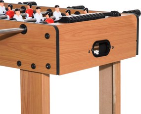 Calcio Balilla Professionale in Legno MDF 87x43x78 cm...