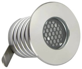 Segnapasso LED 3W IP67 Anti-Abbagliamento Professional Colore Bianco Caldo 2.700K