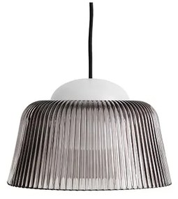 HAY - Brim Lampada a Sospensione Ø245 Smoked Grey Hay