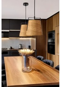 Lampadario a sospensione con filo MILBURY 1xE27/40W/230V marrone