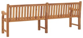 Panca da giardino 228 cm in legno massello di teak