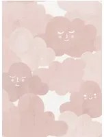 Rebel Walls Carta da parati Happy Clouds - Pink