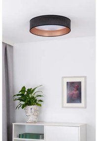 Duolla - Plafoniera LED ROLLER LED/24W/230V diametro 45 cm nero/rame