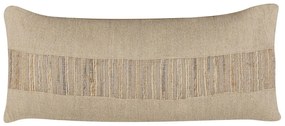 Cuscino iuta beige 30 x 70 cm LUINA Beliani