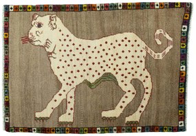Gabbeh Tappeto persiano 90x120 Nero (Iran) Annodato A Mano