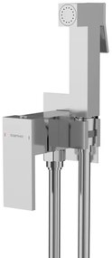 Sapho-Rubinetto per bidet con doccia da incasso CUBEMIX cromo lucido