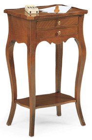 JUSTIN - mobile portatelefono in legno massello cm 44 x 32 x 71 h