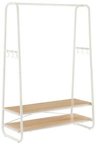 Appendiabiti a piantana LINEA bianco/marrone