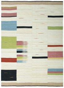 Kilim Tappeto persiano 280x200 Beige (Iran) Tessuto A Mano