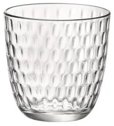 Set di Bicchieri Bormioli Rocco Slot Trasparente 6 Unità Con rilievo Vetro 290 ml
