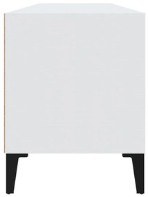 Mobile Porta TV Bianco 100x34,5x44,5 cm in Legno Multistrato