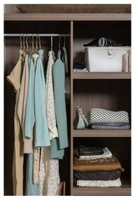 Armadio componibile grigio 110x210 cm Rens - WOOOD