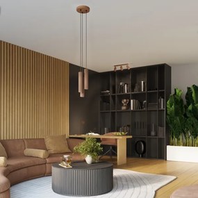 Brilagi - Faretto da parete CRESTO 1xGU10/10W/230V marrone