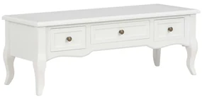 280048  mobile porta tv bianco 100x35x35 cm in legno