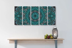 Quadri 5 pezzi – Mandala dell'amore