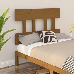 Testiera Per Letto Ambra 78,5x3x81 Cm İn Legno Massello Di Pino /