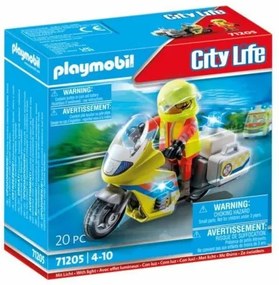 Playset di Veicoli Playmobil 71205 Motocicletta 20 Pezzi