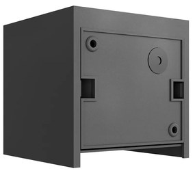 Applique LED Cubo 12W Bidirezione Antracite IP65 CCT OSRAM Chip LED