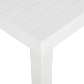 Tavolo da Giardino 150x90x72 cm in PP Bianco