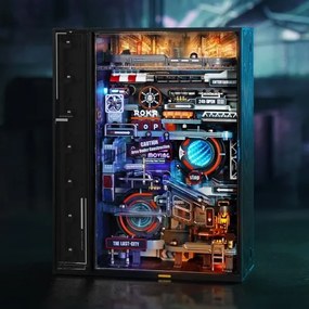 RoboTime - 3D meccanico puzzle a binario di marmo La città del passato