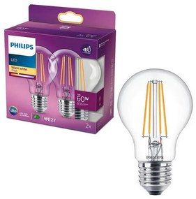 SET 2x Lampadina LED VINTAGE Philips E27/7W/230V 2700K