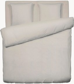 Set lenzuola in raso di cotone Rayures Élégantes, varie misure