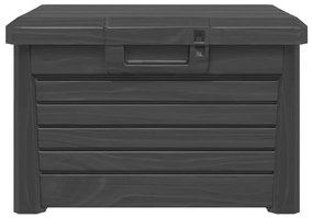 Contenitore cuscini antracite 73x50,5x46,5 cm in polipropilene