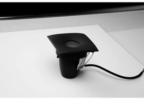 Azzardo AZ5392 - Lampada da incasso bagno ROMOLO 1xGU10/50W/230V IP65 nero