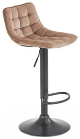 Sgabello 106x43 cm antracite/marrone