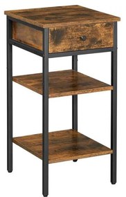 Comodino ARIN marrone/nero