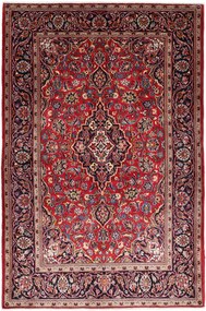 Kashan Tappeto 210x140 (Iran) Annodato A Mano