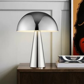 Brilliant - Lampada da tavolo SIGRUN 1xE14/28W/230V cromo lucido