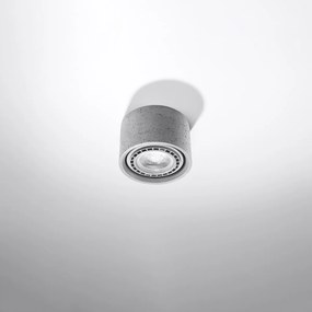 Lampada da soffitto in Cemento BASIC 1 Grigia AR111