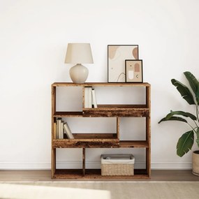 Libreria/divisorio legno antico 100x33x94,5 cm