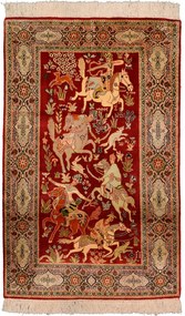Cashmere Silk Tappeto orientale 120 x 80 Beige (Indian) Annodato A Mano