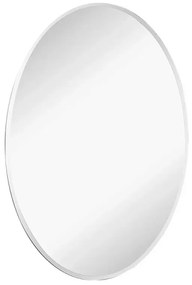 Specchio bagno ovale 55x85 cm reversibile con bisellatura 2,5 cm