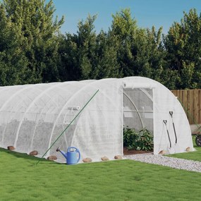 Serra Con Telaio İn Acciaio Bianco 32 M² 8x4x2 M /